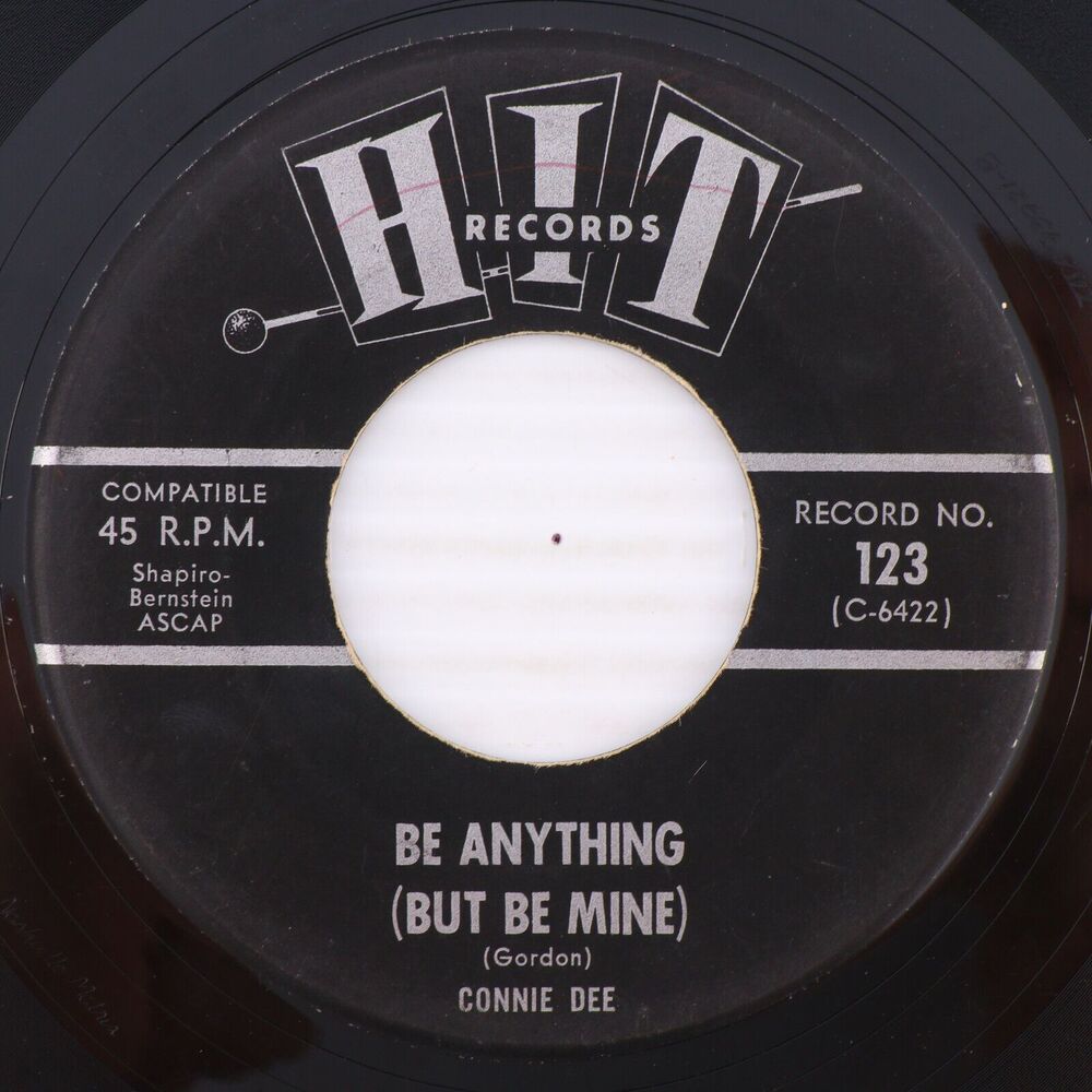 Connie Dee / Bobby Brooks – Be Anything/Tell Me Why - 1964 45rpm Record Hit 123